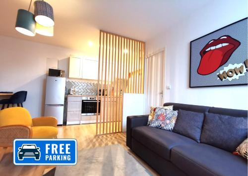 Happy Kool - centre ville + wifi + parking privé