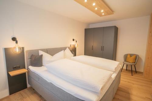 Ein Bett oder Betten in einem Zimmer der Unterkunft Apartement Waldfrieden