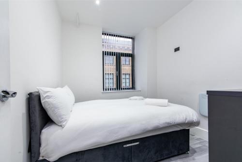 Кровать или кровати в номере 1 Bed Flat in Central Bradford, Perfect for your stay