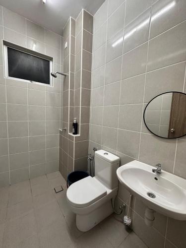Ένα μπάνιο στο Copea Guest House