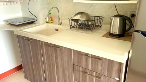 Dapur atau dapur kecil di Rayong Condochain 325