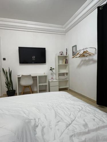 TV a/nebo společenská místnost v ubytování Private room 2