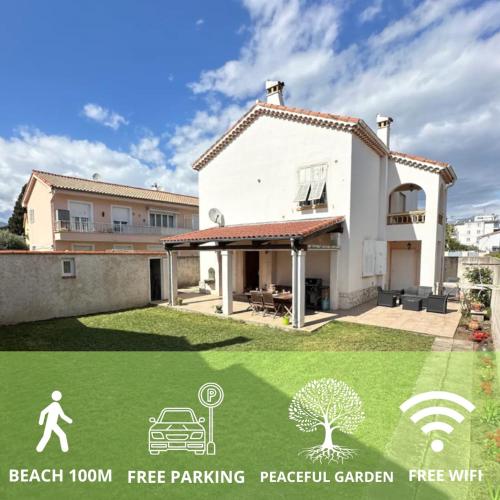 Villa - 100 m - Beach - Free Parking