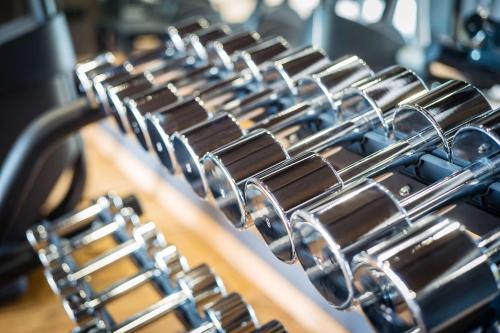 a row of stainless steel struts on a guitar fretboard at Best Western Hotel Kaiserslautern in Kaiserslautern