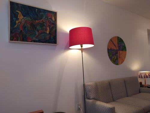 Χώρος καθιστικού στο Apartamento Confort 804