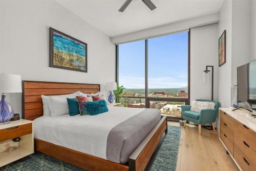 Postel nebo postele na pokoji v ubytování Mountain Day Dream