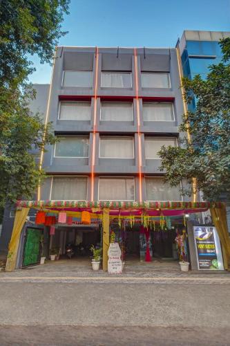 a building with a store in front of it at Hotel Aerostar Grand at Yashobhoomi Convention Center in New Delhi