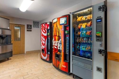 two vending machines in a room with soda machines at Best Western Yellowstone Crossing in Laurel