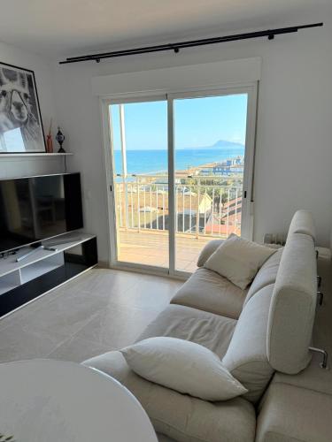 Posezení v ubytování Perfect Flat with Ocean Views in Valencia