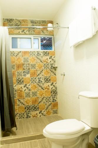 Koupelna v ubytování Casa 080