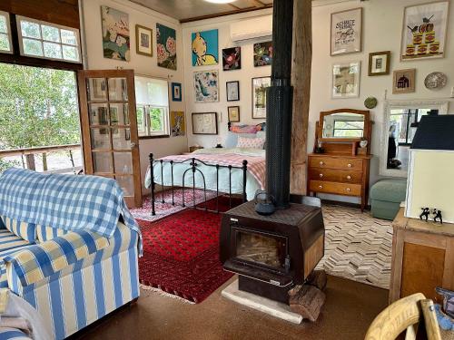 Χώρος καθιστικού στο The Milking Shed