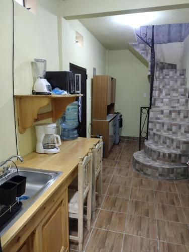 Una cocina o cocineta en Casa Juanita