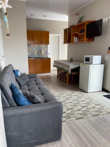 Køkken eller tekøkken på Cobertura com vista mar