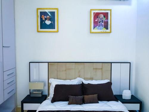 Katil atau katil-katil dalam bilik di 2bedroom fully furnished apartment