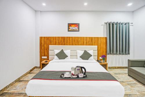 Ένα ή περισσότερα κρεβάτια σε δωμάτιο στο Townhouse Super Two Premium