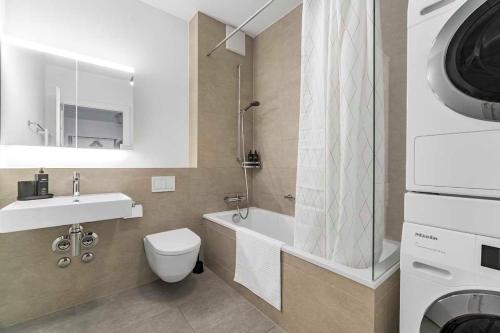 Vannituba majutusasutuses BC Apart 1 - Charming Apartment in City Center - Close to Rhine and Old Town