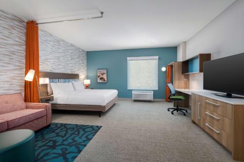Postel nebo postele na pokoji v ubytování Home2 Suites By Hilton Phoenix Midtown