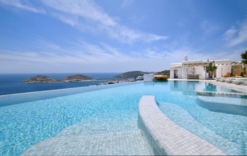 Бассейн в Lia Villas Mykonos или поблизости