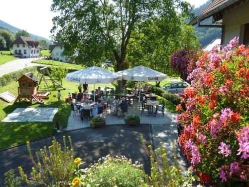 Zahrada ubytování Café-Pension Endehof