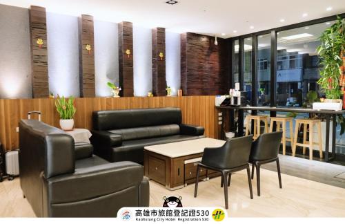 友愛京賞國際大飯店 Yoai Jing Shang Hotelにあるシーティングエリア
