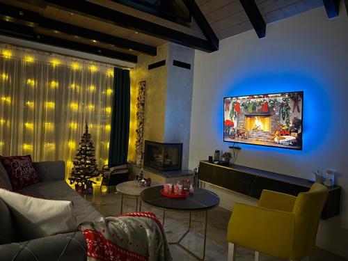 Vikendica The View Jahorina Paleにあるテレビまたはエンターテインメントセンター