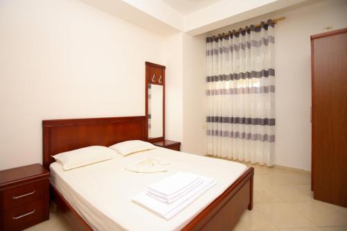 Una cama o camas en una habitación de Ionian Seaview