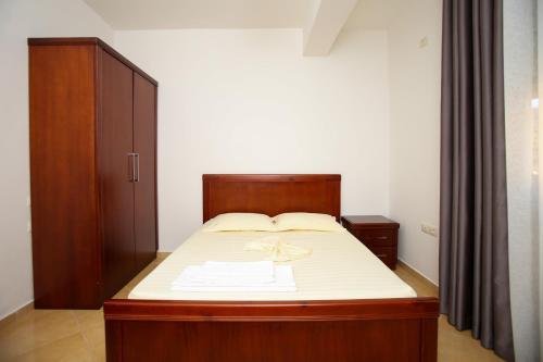 Una cama o camas en una habitación de Ionian Seaview