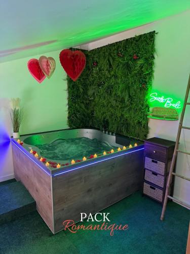 Photo de la galerie de l'établissement Appart Loft Balneo Jacuzzi Wifi Clim et Parking, à Mauguio