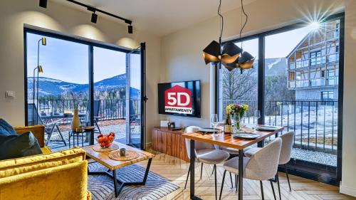 Apartament Orlik 006 z ogrodem i widokiem na Śnieżkę - 5D Apartments