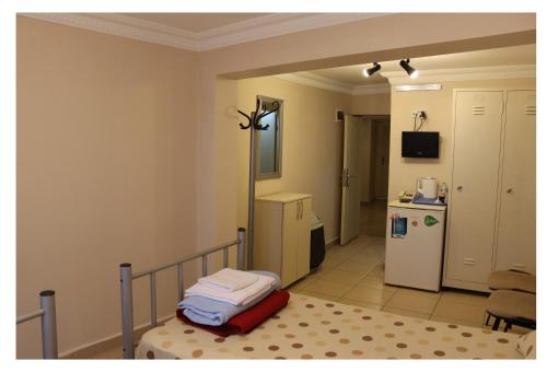 Η κουζίνα ή μικρή κουζίνα στο Hostelist