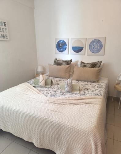 Postel nebo postele na pokoji v ubytování Cantinho do Solaqua