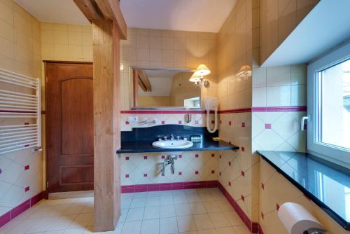 Koupelna v ubytování Hotel Torysa