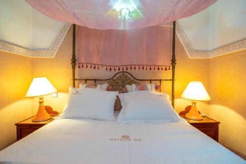 Cama o camas de una habitación en Maison Do