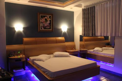 Katil atau katil-katil dalam bilik di Xenon Motel (Adult Only)