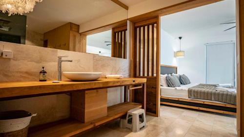 Ένα μπάνιο στο Villa Deluxe Kalkan