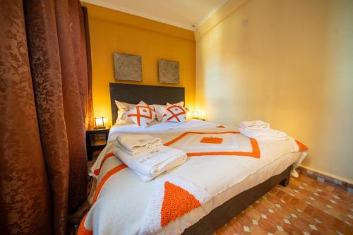 Cama o camas de una habitación en Maison Do
