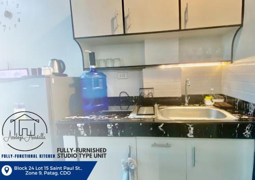 Dapur atau dapur kecil di Amplayo Apartelle Fully-Furnished Studio Type Apartment