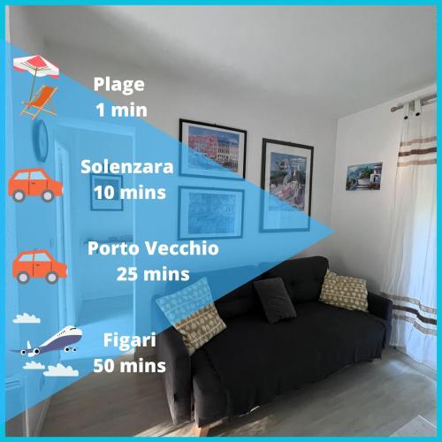 Apartment, Favone, Corse du Sud, plage 50m