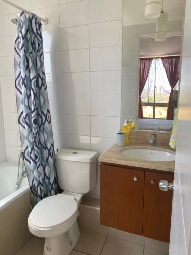 Ванная комната в Departamento en Viña del Mar