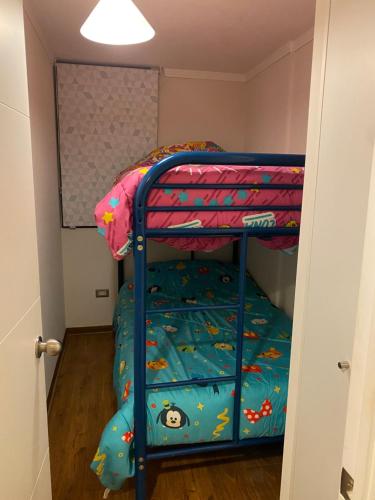 Кровать или кровати в номере Departamento en Viña del Mar