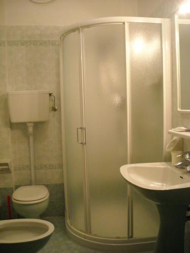 Koupelna v ubytování Hotel Residenza Giardino