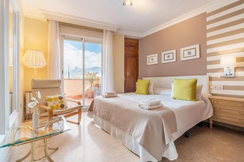 Postel nebo postele na pokoji v ubytování Apartamento Aravirma