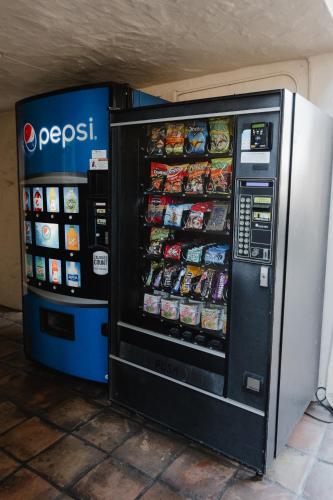 a vending machine with food inside of it at Old Town Western Inn in San Diego