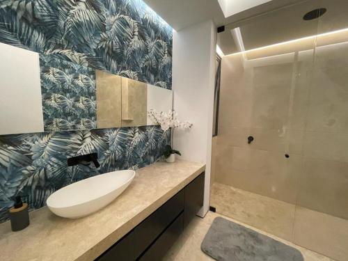 Koupelna v ubytování Luxurious Condo Colozza SohoPV 1Bed 2Bath