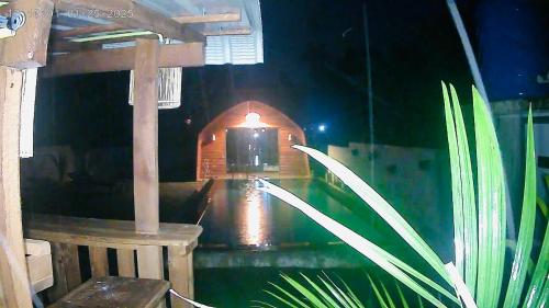 Barbacoa disponible para clientes en la villa