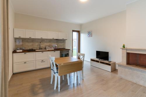 Kuchyň nebo kuchyňský kout v ubytování Agriturismo Cavalieri