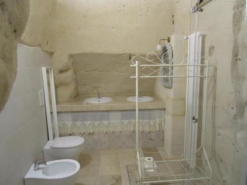 Koupelna v ubytování Casa Vetere