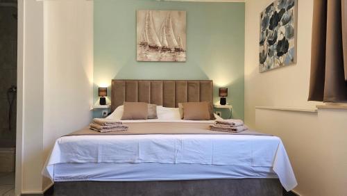 Ένα ή περισσότερα κρεβάτια σε δωμάτιο στο Villa Babilon