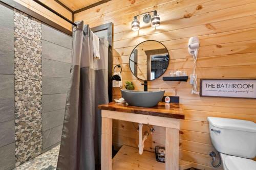 Koupelna v ubytování Hidden Gem Masterpiece By Ghosal Luxury Lodging