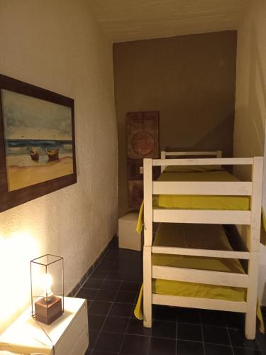 Postel nebo postele na pokoji v ubytování Lo de lu